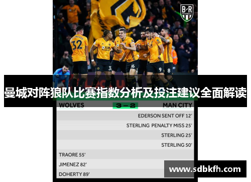 曼城对阵狼队比赛指数分析及投注建议全面解读